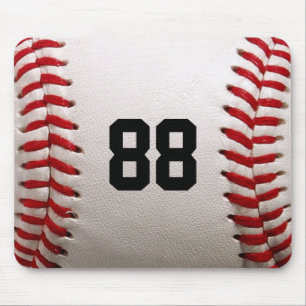 Tapis De Souris Conception de joueur de baseball avec numéro de ma