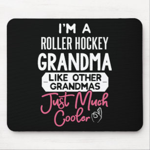 Tapis De Souris Conception de la fête des mères cool roller hockey