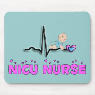 Tapis De Souris Conception de l'infirmière QRS de NICU