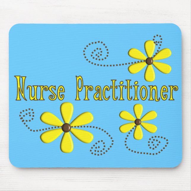Tapis De Souris Conception de marguerites de cadeaux de (Devant)