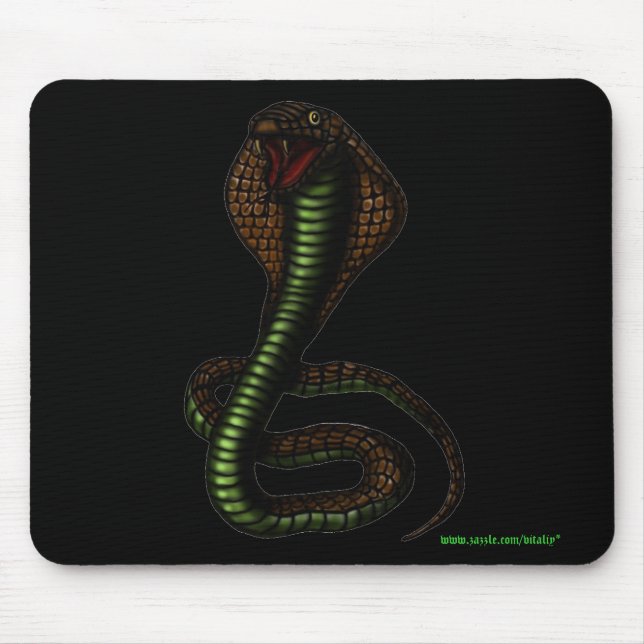 Tapis De Souris Conception de mousepad de cobra (Devant)