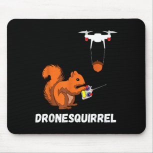 Tapis De Souris Conception de pilotes de drone écureuil opérateurs