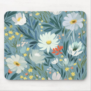 Tapis De Souris Conception de prairie Fleur sauvage