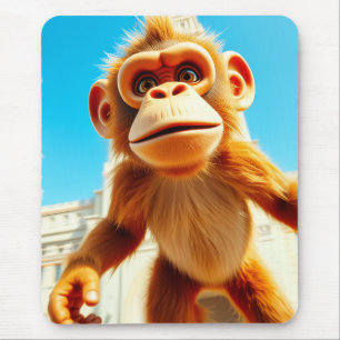Tapis De Souris Conception de singe