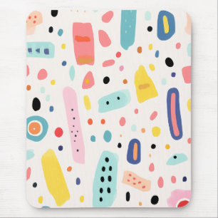 Tapis De Souris conception d'éléments mignons et colorés