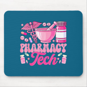 Tapis De Souris Conception d'étudiant en pharmacie technicien assi