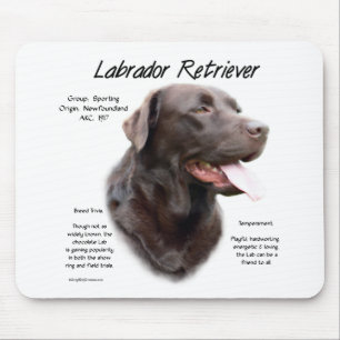 Tapis De Souris Conception d'histoire de labrador retriever