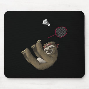 Tapis De Souris Conception drôle de badminton pour joueurs de badm