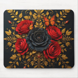 Tapis De Souris Conception florale élégante