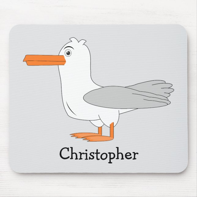 Tapis De Souris Conception Mouette (Devant)