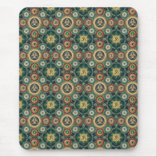 Tapis De Souris Conception sacrée mystique - Motif de mandala spir