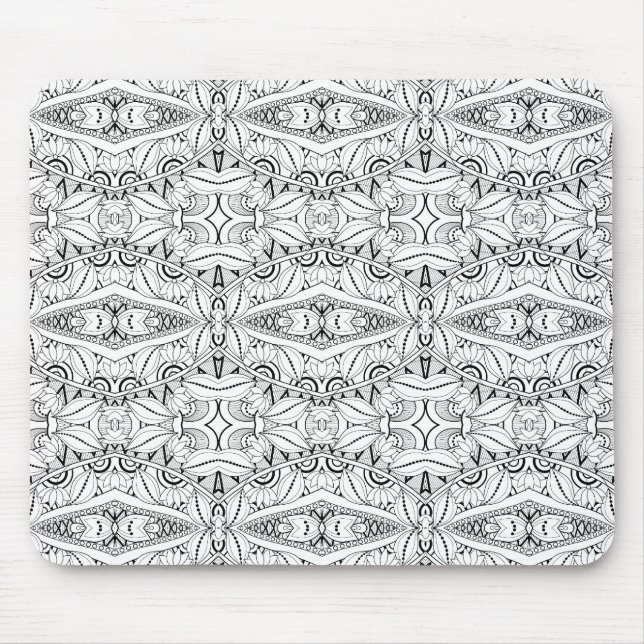 Tapis De Souris Conception tribale inspirée (Devant)