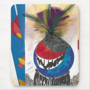 Tapis De Souris "Conception Tribale" Ordinateur Souris