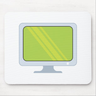 Tapis De Souris conception vectorielle du moniteur à écran plat