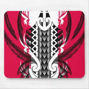 Tapis De Souris Conceptions roses à la mode de tatouage avec des