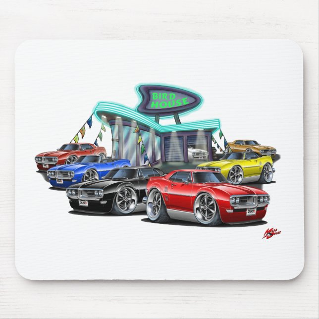 Tapis De Souris Concessionnaire automobile 1968 de Firebird (Devant)