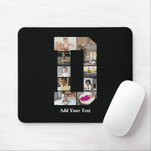 Tapis De Souris Concevez votre propre lettre D photo Collage