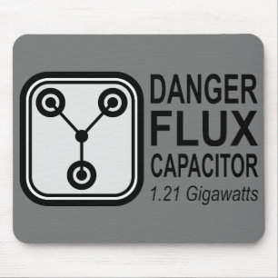 Tapis De Souris Condensateur FLUX Danger 1,21 Gigawatts