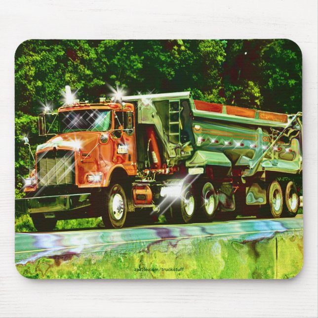 Tapis De Souris Conducteurs de camion de camion de gravier et de s (Devant)