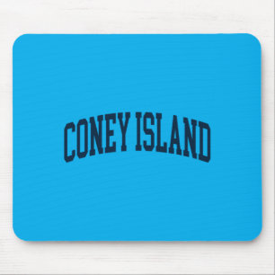 Tapis De Souris Coney Island New York Souvenir Rétro Prépa