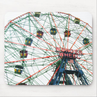 Tapis De Souris Coney Island Wonder Wheel Brooklyn New York City
