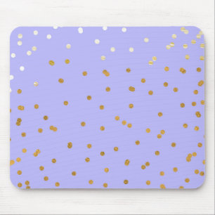 Tapis De Souris Confettis violets et oraux Points de modernité, Gl