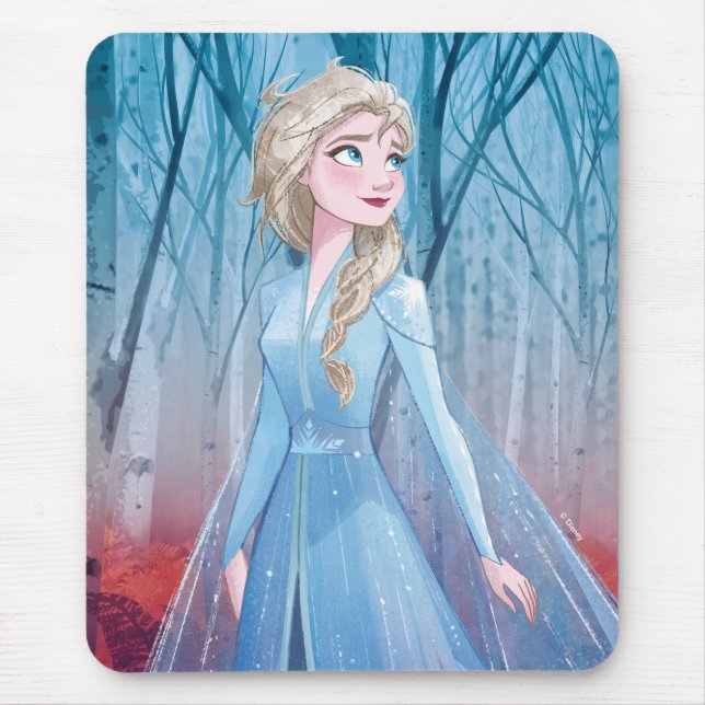 Tapis De Souris Congelé 2 | Elsa - Sans peur (Devant)