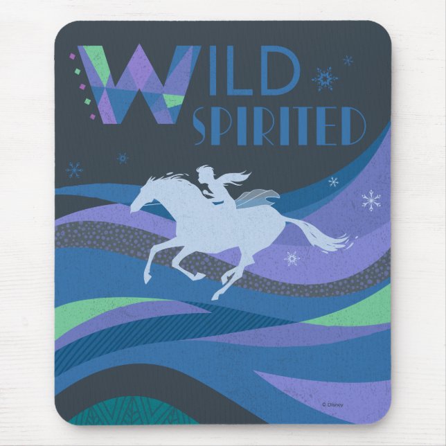 Tapis De Souris Congelé 2 | Elsa Wild Spirited (Devant)