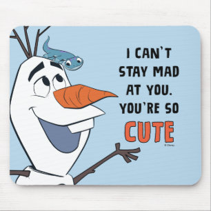 Tapis De Souris Congelé 2   Olaf & Bruni "Je ne peux pas rester f