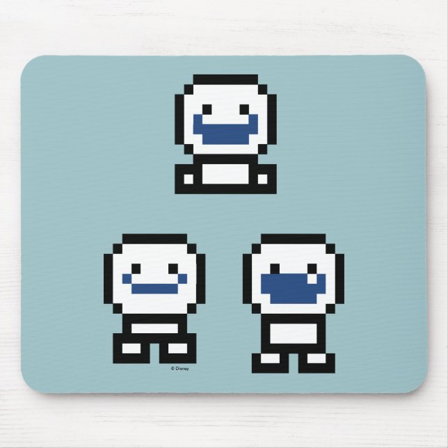 Tapis De Souris Congelé | Motoneiges à 8 bits (Devant)