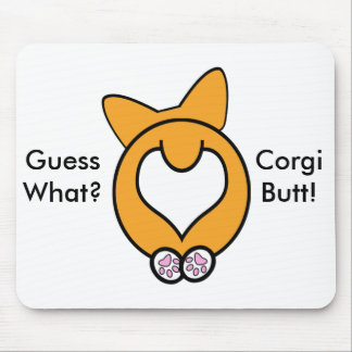 Tapis De Souris Conjecture ce qui ? Bout de corgi !