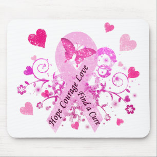 Tapis De Souris Conscience de cancer du sein