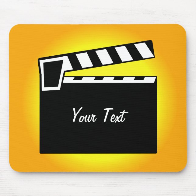 Tapis De Souris Conseil de claquette d'ardoise de film (Devant)