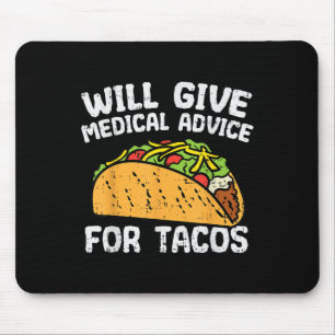 Tapis De Souris Conseil Médicale Pour Tacos Mexicain Cinco De Mayo
