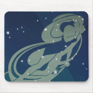 Tapis De Souris Constellation de la Vierge Zodiaque Astrologie Vin