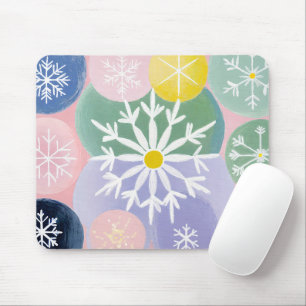 Tapis De Souris Constellations des flocs de neige