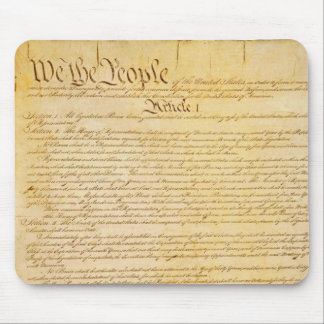 Tapis De Souris Constitution d'Etats-Unis Mousepad