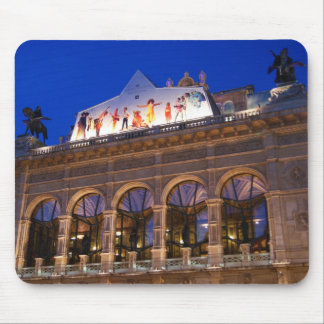 Tapis De Souris Construction de l'opéra à Vienne en Autriche