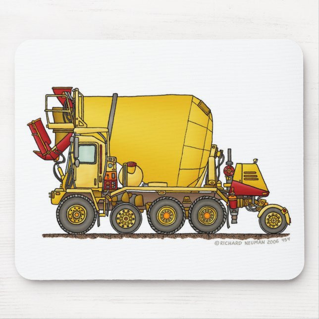 Tapis De Souris Construction MOIS de camion de décharge d'avant de (Devant)