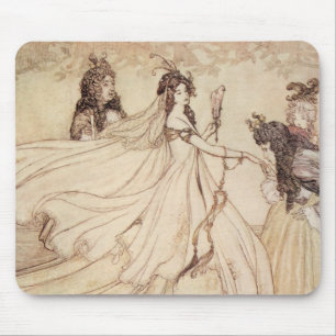 Tapis De Souris Contes de fées vintage, Cendrillon par Arthur Rack