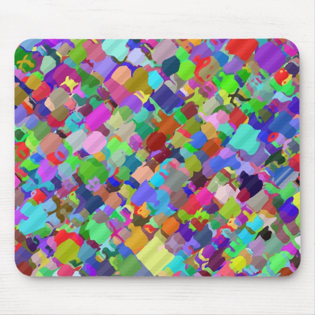 Tapis De Souris Contours de peinture (Devant)