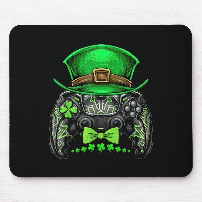 Tapis De Souris Contrôleur de jeu vidéo Irish Gamer Boys St patric (Devant)