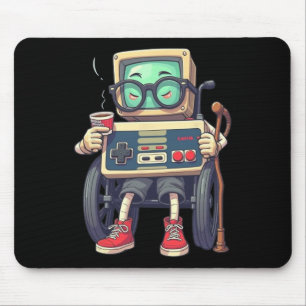 Tapis De Souris Contrôleur de jeu vidéo rétro des années 80 90 drô