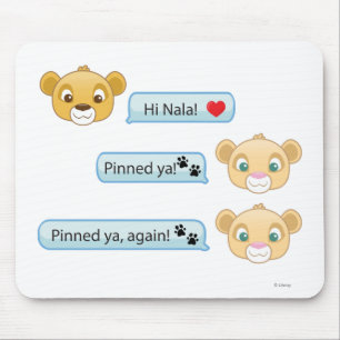 Tapis De Souris Conversation Simba Nala