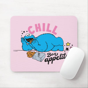 Tapis De Souris Cookie Monster   Bon appétit Chill