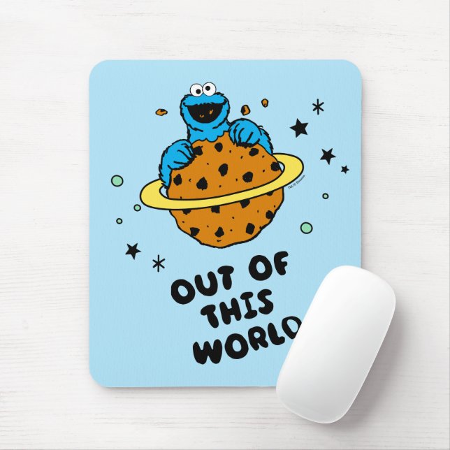Tapis De Souris Cookie Monster | Hors de ce monde (Avec souris)