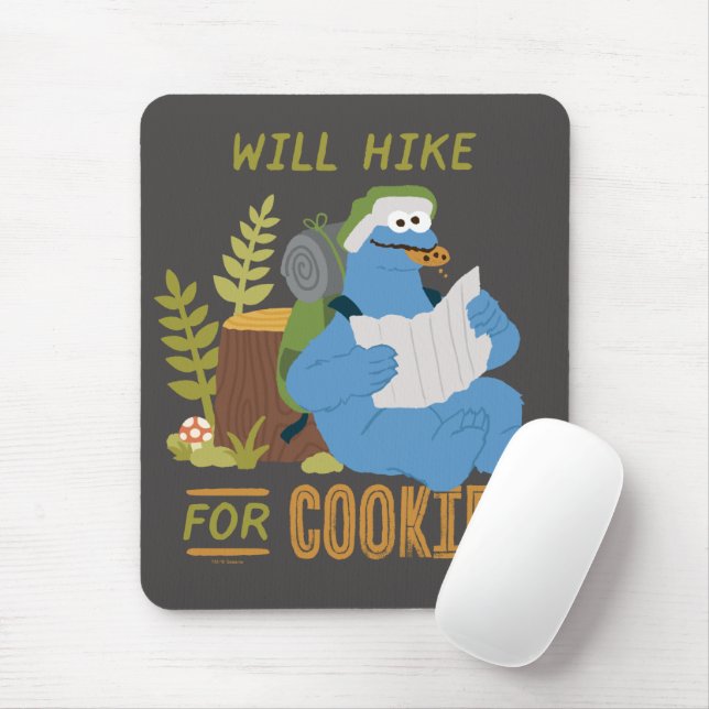 Tapis De Souris Cookie Monster | Randonnée Pour Les Cookies (Avec souris)