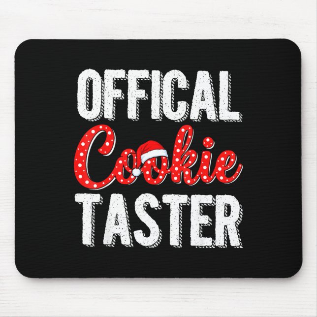 Tapis De Souris Cookie Taster Cookie Christmas Matching Couple  (Devant)
