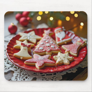 Tapis De Souris Cookies de Noël