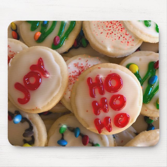 Tapis De Souris Cookies de Noël (Devant)